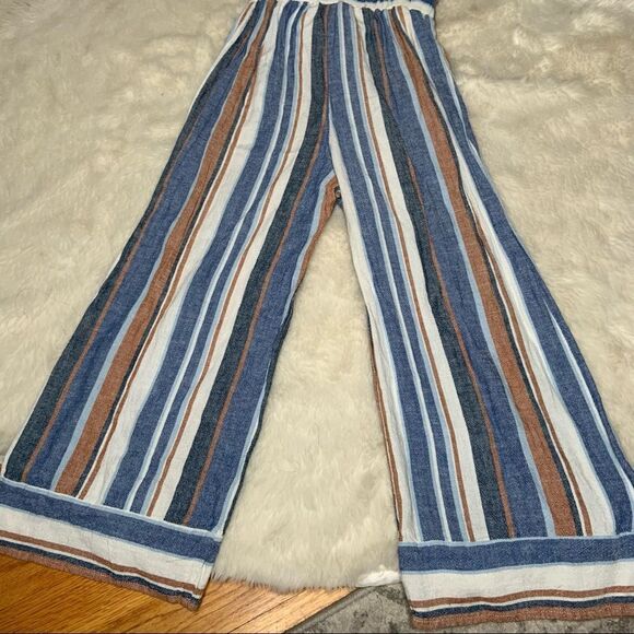 Sz Small Monteau Striped Jumpsuit w/belt detail - Picture 2 of 9
